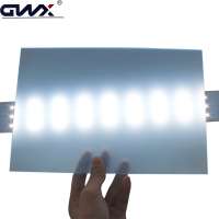 opal pc flat plastic lexan polycarbonate solid sheets panel 100% virgin sabic raw material for led lighting