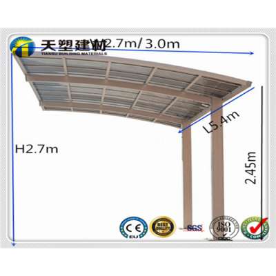 polycarbonate car porch