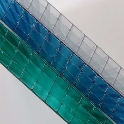 Four layers polycarbonate hollow sheet for roofing green house